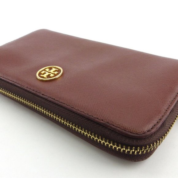 Tory Burch wallet Robinson leather Auth used L3091 - Picture 7 of 8
